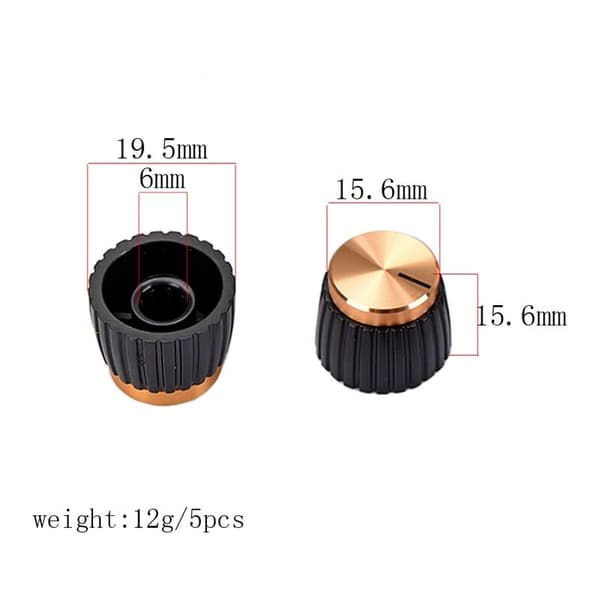 10 st Serie Gitarrförstärkare Kontrollknapp Knoppar Cap Rotary Elektrisk Akustisk Gitarr Volymknapp Cap Gitarrdelar Tillbehör