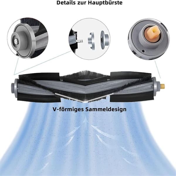 Tilbehør til DEEBOT X1 Omni, X1E Omni, reservedele til Deebot X1 Turbo støvsuger