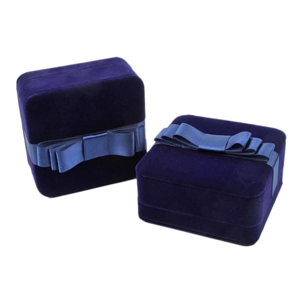 1 st Flanell smyckeskrin Smyckesförpackningar Broschaskrin Mode Smycken Förpackning Presentaskar Smyckendisplay