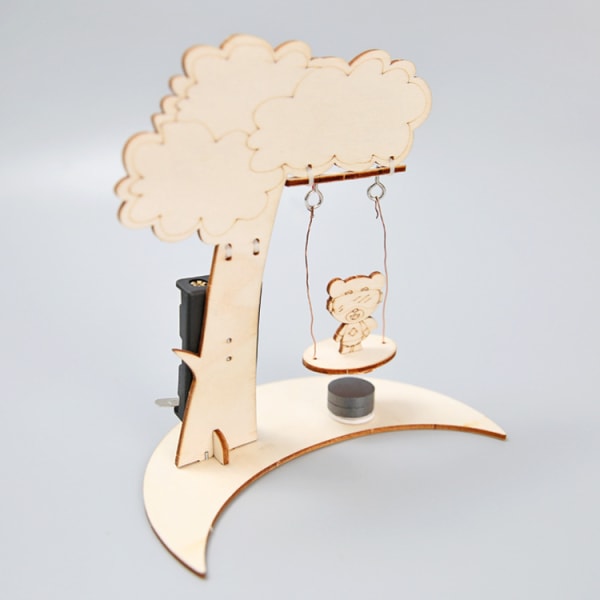 DIY swing leksaker barn dagis upplysning handgjorda vetenskap och utbildning modell monterade barnleksaker