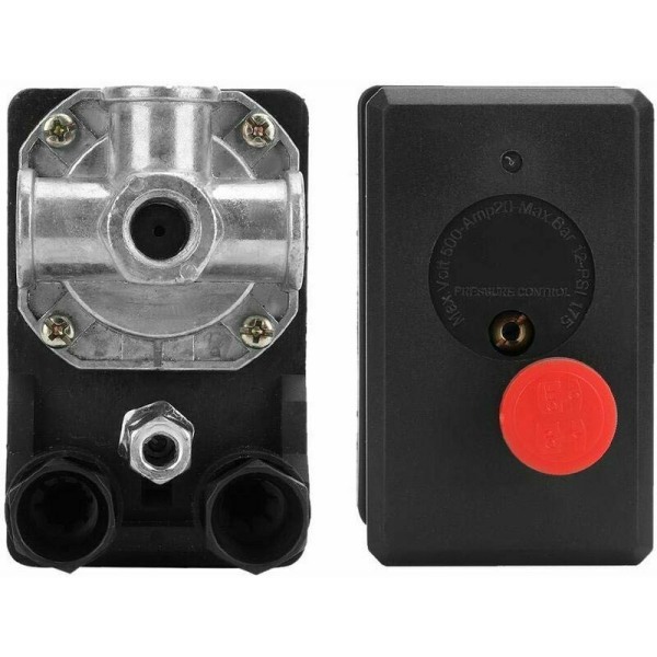 G1/4\" trykkbryter, 380V trefase 4-hulls vertikal trykkbryter kontrollventil for luftkompressor