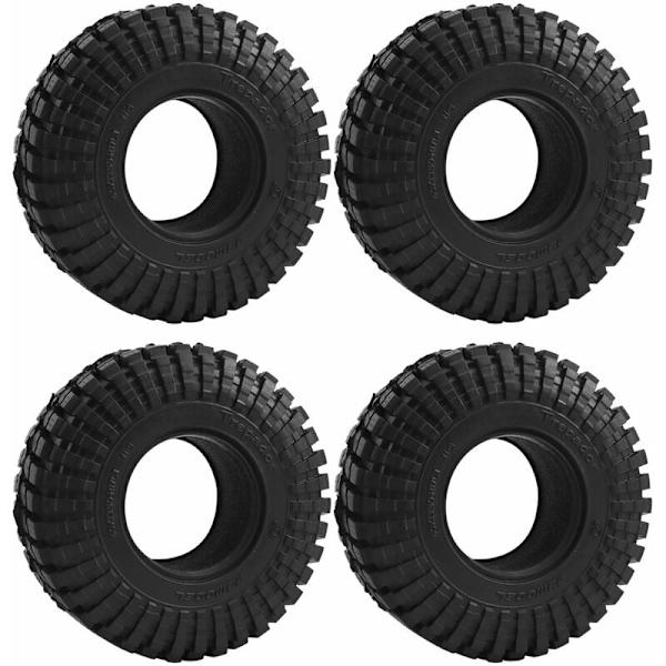 4 stk. 110x39MM 1.9 Gummidæk Dæk til 1/10 RC Crawler Bil Axial SCX10 90046 SCX10 III AXI03007 TRX4 D90
