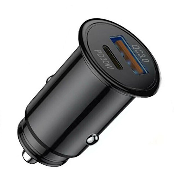 Billader for bil Superrask lader PD30W Flash Alloy Head