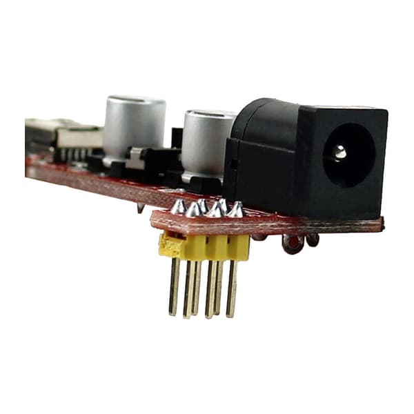 Brødbrett strømforsyningsmodul 2 kanaler 5V / 3.3V for (ingen brødbrett)
