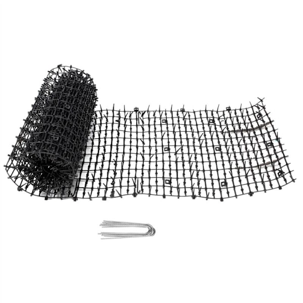 Kattemåtte med pigge, katte- og hundeskræmmer med pigge, indendørs og udendørs kattemåtte til haven, 2m x 30cm