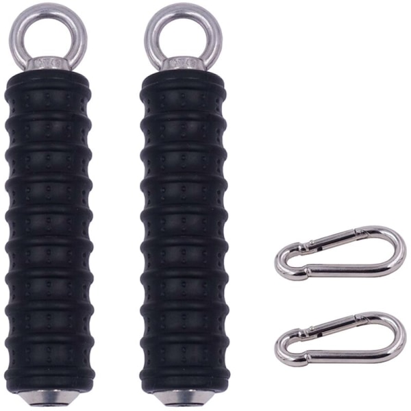 2 stk. Push Down Single Handle Gym Strength Triceps Pull Up Håndtak for Kabelmaskin Tilbehør Arm Fitness Utstyr