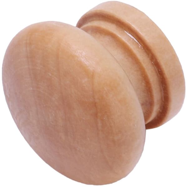 4,1 cm diameter trekknapp i tre