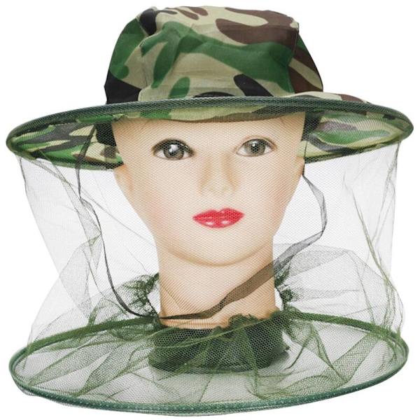 Bibehållarmask med myggnät, bihatt, insektsnät, flugnät med skyddsnät