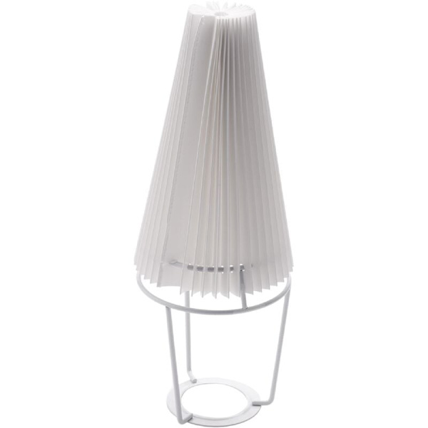 Plisseret lampeskærm bordlampe japansk stil gulvlamper kreativ plisseret lampeskærm skrivebordslampeskærm soveværelseslamper -A
