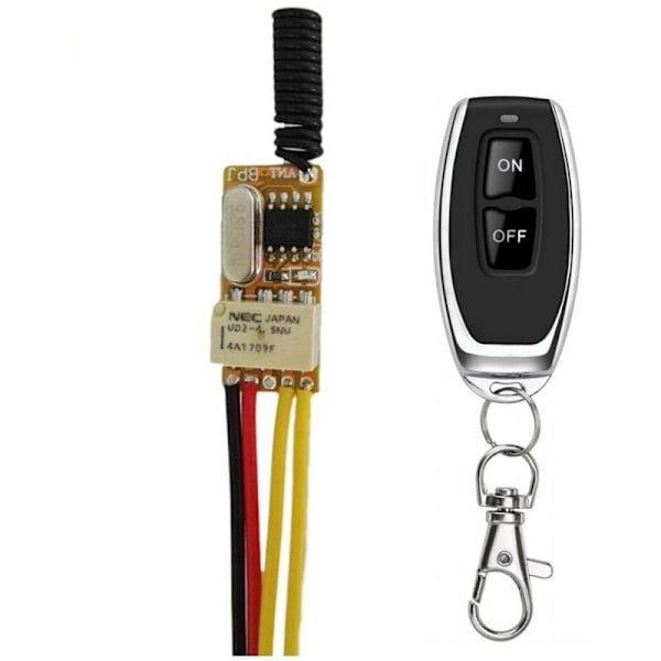 RF-fjärrströmbrytare 433MHZ 4.2V 4.5V 5V 6V 7.4V 9V 12V Liten reläkontakt Trådlösa brytare NO COM NC Mini-brytare