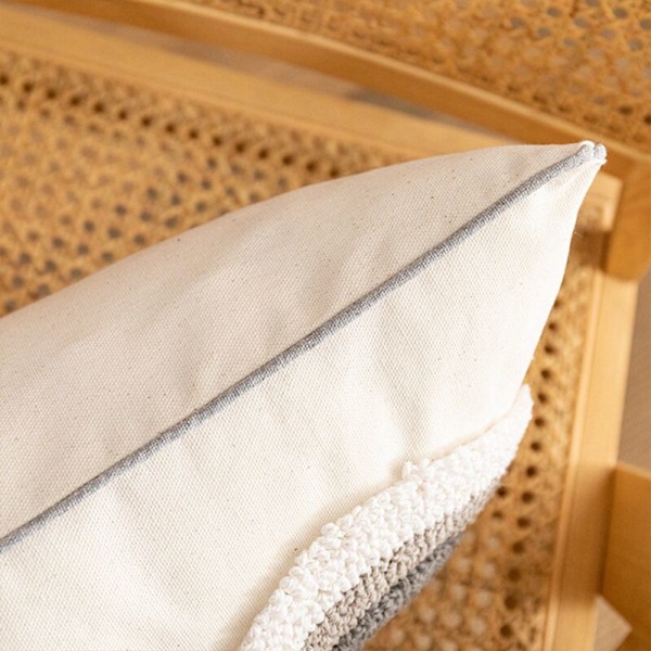Nordisk Bohem-stil Sofa Dekorativ Putetrekk Polstring Broderte Kvast Putetrekk Romdekor-1