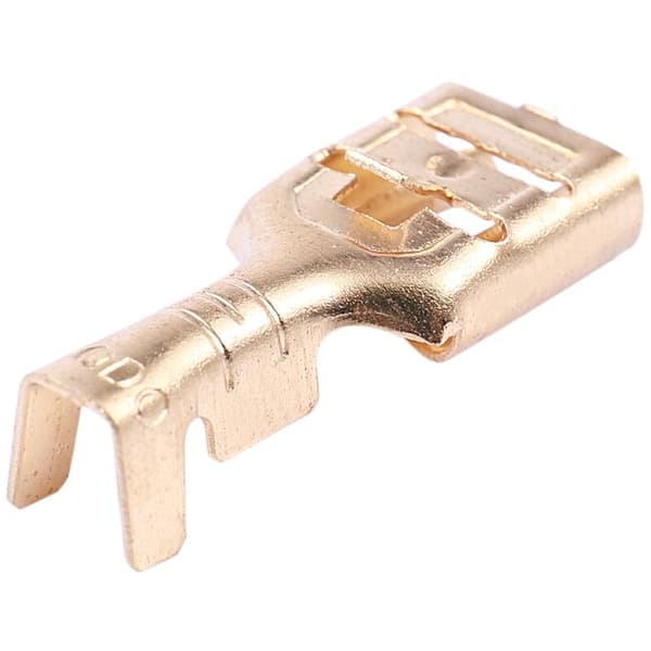 6,3 mm mässingskabelterminaler, 20 stycken