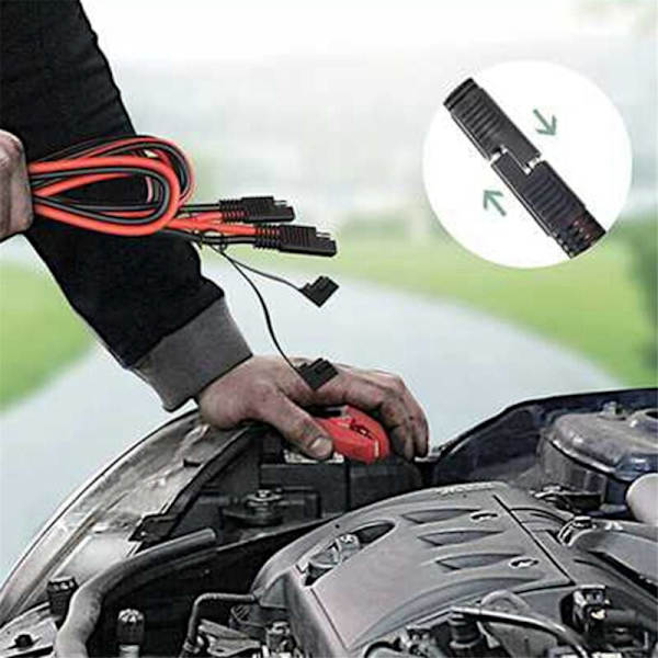 14AWG SAE til SAE forlængerkabel, strømadapter til at forbinde, batteriopladning til bil, RV, motorcykel