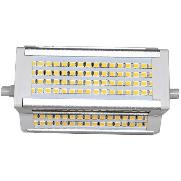 R7S LED-lamppu 50W Lämmin valo Himmennettävä 3000k Kaksipuolinen J118 Tyyppi J 118mm 4.64 LED-valonheitin 5000LM Vastaava 500W Halogeeni Lattiavalaisin 200 Astetta I