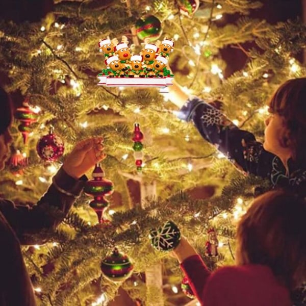 Hälsningar Utsökt PVC Personlighet Julgran Hänge DIY Hänge 7 Lämplig för Jul Tema Fester