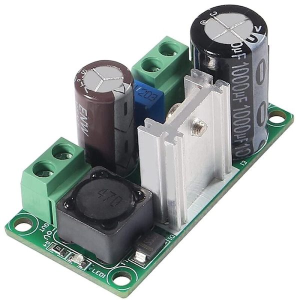 10 st AC/DC till DC steg-ner konverter AC 5-30V DC 5-48V 24V 36V 48V till DC 2.5-35V 12V spänningsregulator