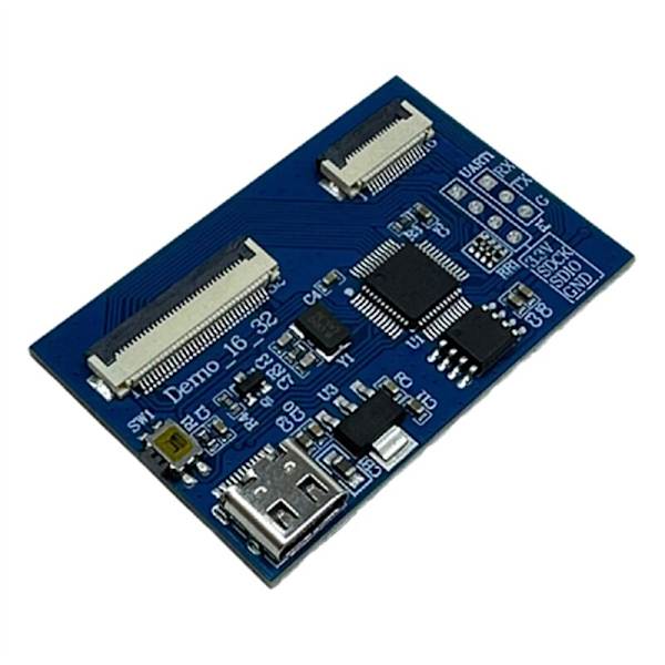 2,8 tum LCD-modul Pekskärm Monitor 4-trådig SPI-gränssnitt Bärbar Multifunktionell IPS Full View