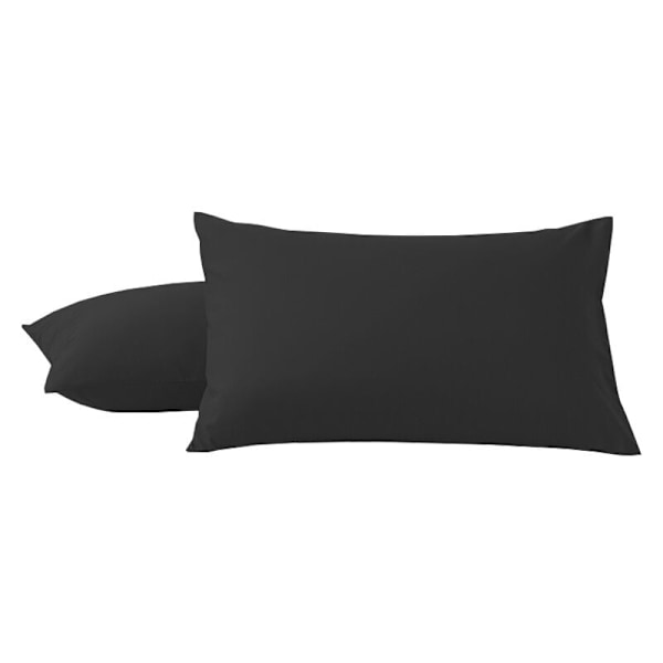 Kuddfodral 51x66 Svart - Set med 2 Rektangulära Borstade Mikrofiber Kuddfodral, Kuddfodral Kuddkudde med Kuvertstängning (20x26 tum)