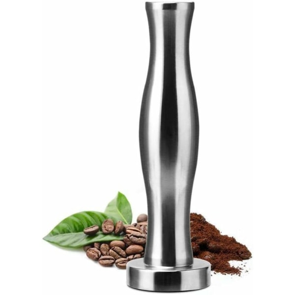 Kaffe Tamper, 24mm Rustfritt Stål Kaffe Bønne Flat Base Tampon, for Nespresso Kapsel-Fei Yu