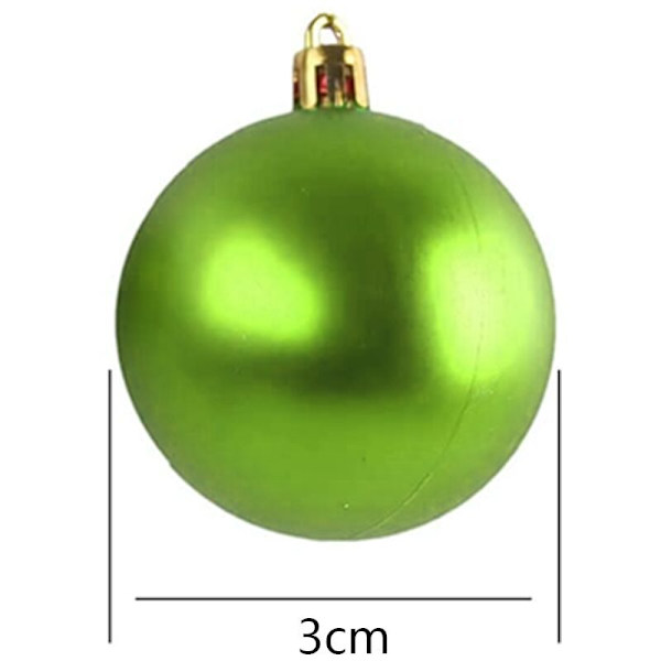 Särkymätön Koristeellinen Joulupallo-Tagit Joulukuusen Tagit 30mm Joulupallo-Koristeet Sarja 24kpl
