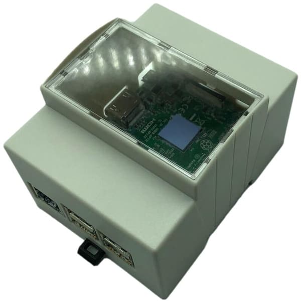 Anvend til Raspberry Pi 4 Model B ABS-etui Hvidt kabinet Beskyttende etui til RPI 4 Model B+