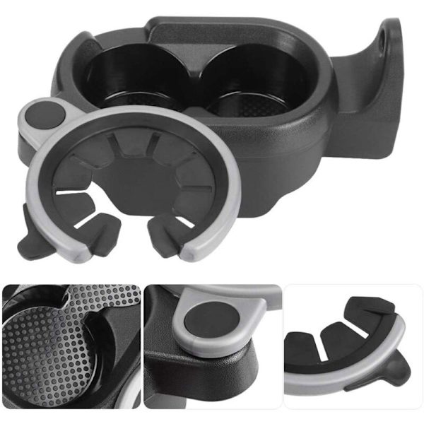 Dobbelthulls koppholder for bil til Smart FORTWO 451 2007-2015 Midtkonsoll Oppbevaringsboks, A4518100370