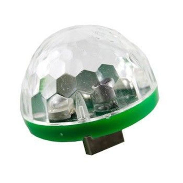 Färgglad RGB röststyrning bärbar USB kristall magisk boll lampa