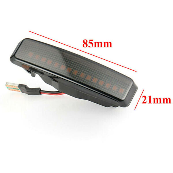 LED Side Marker Lys Dynamisk Blinklys Ryget Til- E39 5ER 1995-2003