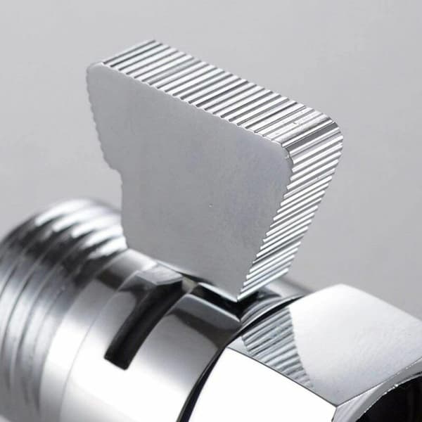 Messing Stempel Dusj/Hånddusj/Bidet Avsperringsventil Flow Control Universal Reservedel