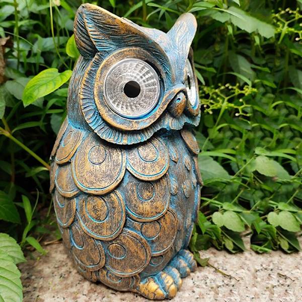 Dyr Solcellelys Hage Lampe LED Hage Lampe Morsom Solcelledrevet Lys Plen Statue Dekor
