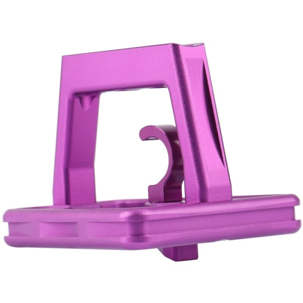 Framhållare cykeldelar för Brompton aluminiumlegering Pig Nose Panniers Block Bracket Fällbar cykelväska hållare, lila