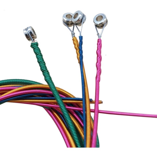 8X Elektrisk Basguitarstrenge 1.2M Stålkerne Nikkel Legering Vindning 4 Sæt Instrument Udskiftningstilbehør