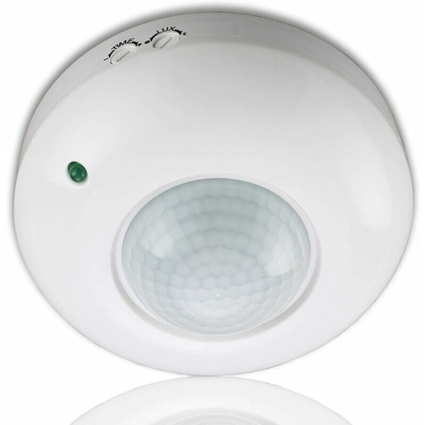 PIR Bevægelsessensor Overflademontering Loft 360° Max 1200W--