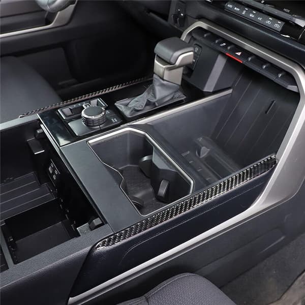 Til 2022-2023 Gear Side Trim Ægte Carbon Soft