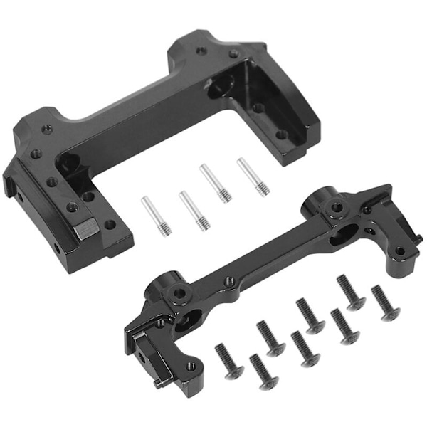 Aluminiumlegering Bakre Stötfångare Fäste med Servo Fästen för 1/10 RC Axial Scx10 Ii 90046 90047