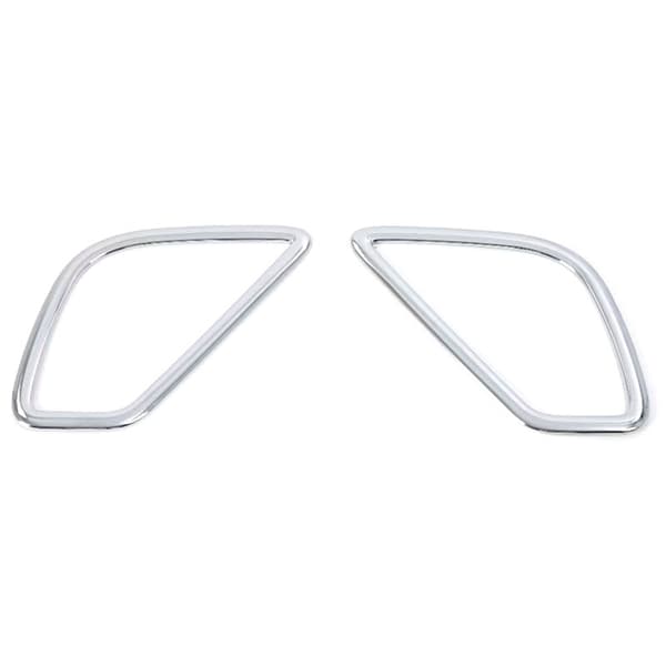 Abs Chrome Deksel Trim Hoofd Mistlamp Lamp Frame Stick Deel 2Stuks voor Eclipse Cross 2017 2018 2019