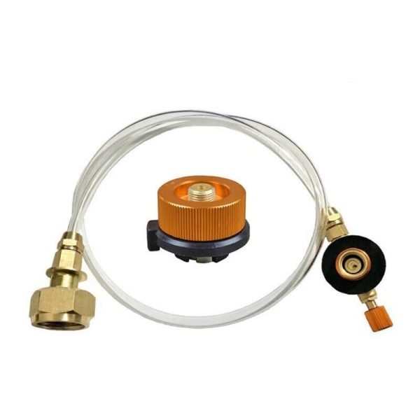 Gaspatronadapter för utomhusgasspis Camping Campingmunstycksadapter för LPG Flat Cylinder Bottle Adapter