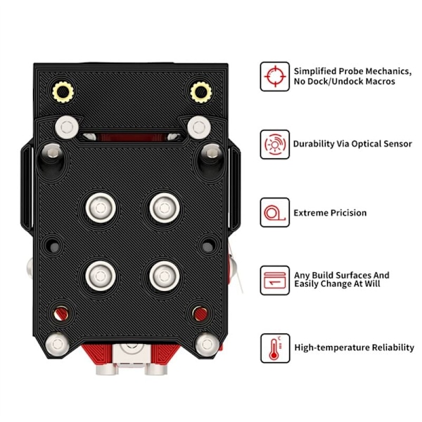 Til Voron Tap V2.4 OptoTap V2.4 PCB-sæt med RC8-printdele, der understøtter 5V/24V til Voron 2.4 Trident 3D-printer