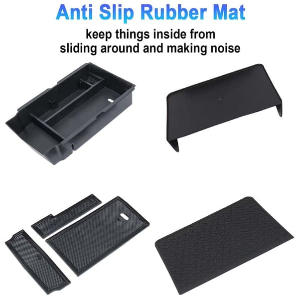 Center Console Organizer Tray & Armrest Storage Box -V 2023 Tillbehör Sekundär Insert