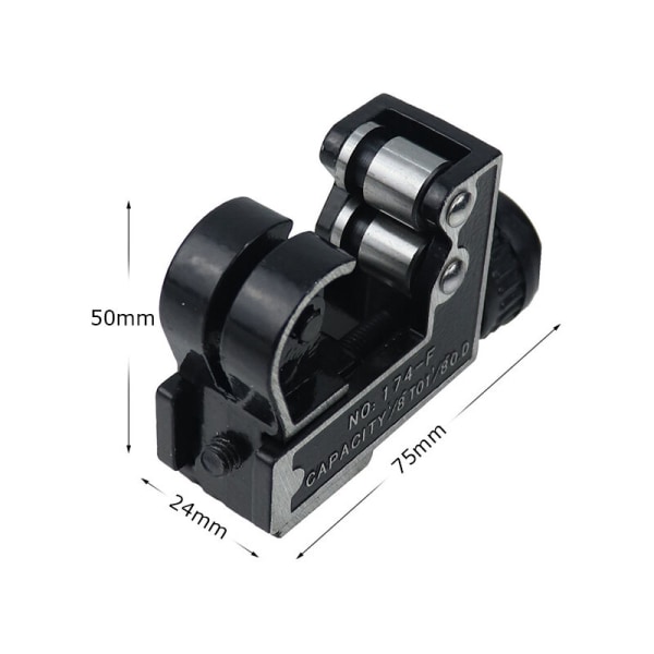 Mini rørkutter (3-28mm), skjæremaskin for kobber, messing, PVC, plast og aluminiumsrør/rør, egnet for hjem og små reparasjoner