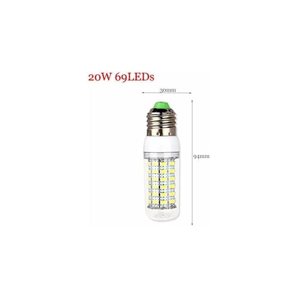 RZL LED Lys LED Majslampe E27 E14 24LED 36LED 56LED 64LED 72LED 5730SMD LED Pærer Lysekroner 220V SPOTLIGHT Majslys
