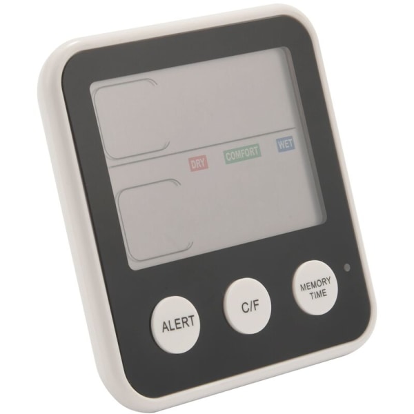 Digital inomhus termometer hygrometer inomhus elektronisk temperatursensor temperaturmätinstrument (svart)
