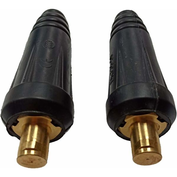 35-50mm Han Aerial Snabbkontakt DKJ35-50 Eurokontakt 200A Används i Svets- och Skärmaskiner som Strömkontakter för Svetskabel (2st)