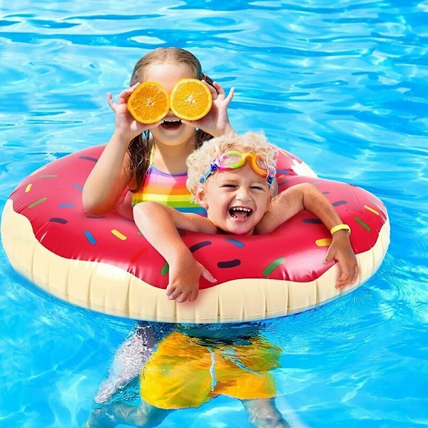 Donut Badebold, Svømme Ring Sommer Badebold Vand Legetøj Badebold Swimmingpool Oppustelig Badebold Oppustelig Swimmingpool Oppustelig Swimmingpool Swimmingpool