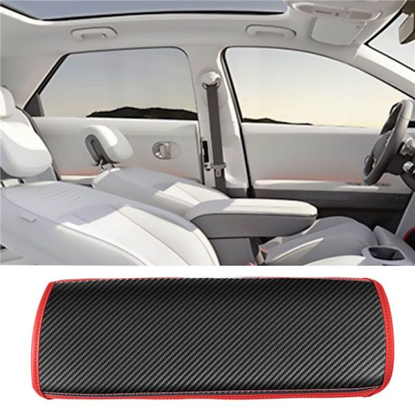 Bilarmrest Box Cover för Aini 5 IONIQ 2022 + Röd Central Control Protection