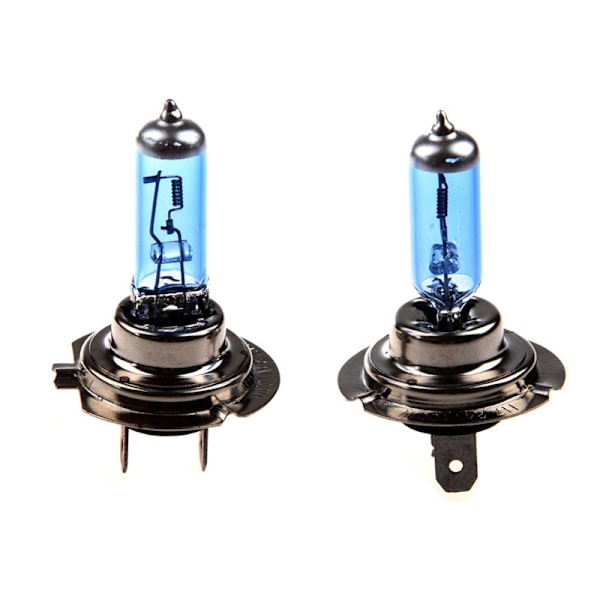 2 st H7 Halogenlampor för bil LED-lampa 6000K Xenonstrålkastare 100W 24V Ultrastark belysning: vit