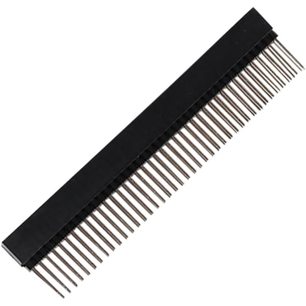 5 stk. PC104 2,54 mm dobbelt række stabelbar header-stik 2X40P header til kontrol-bundkort-interface, 2X40P