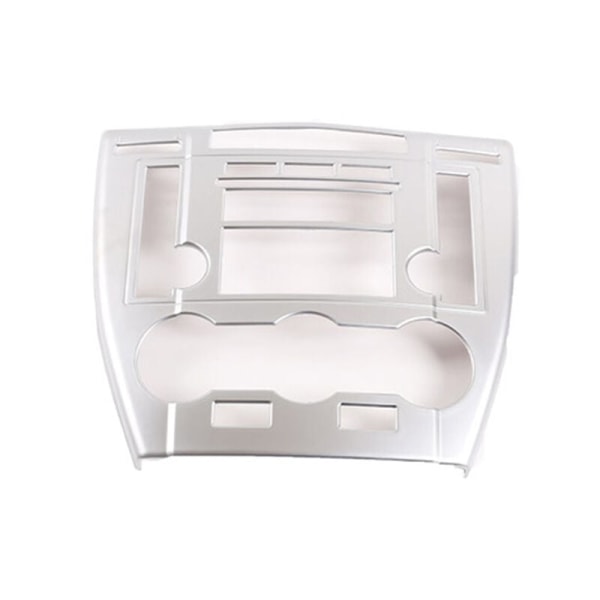 Bilstøtte Midtkonsoll Aircondition CD Kontrollpanel Trim Klistremerke for 2 2007-2012 (Sølv)