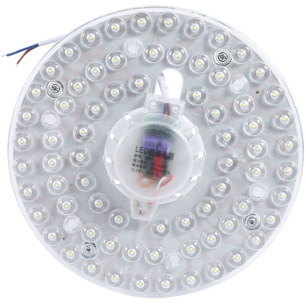 Lysstyrke Rund Led Taklampe Modul Lyskilde 36W Belysning Innendørs Taklampe Kald Hvit