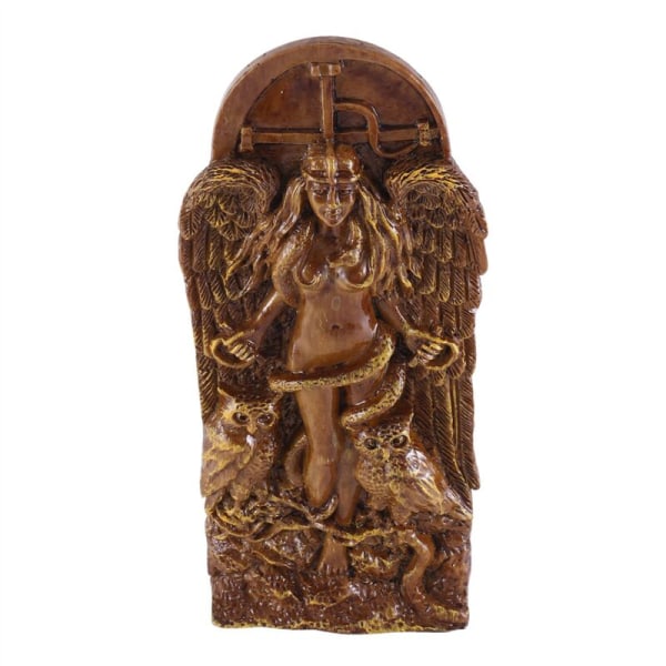 Antik Wiccan gudinnestatue, skulptur, grekisk gudinnestatue mytologi moder jord figurer för hedning